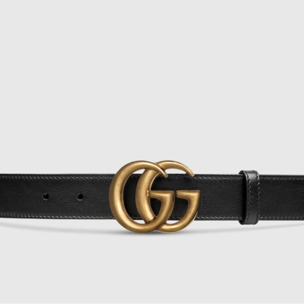 Gucci Belt Black/Brass 100 40